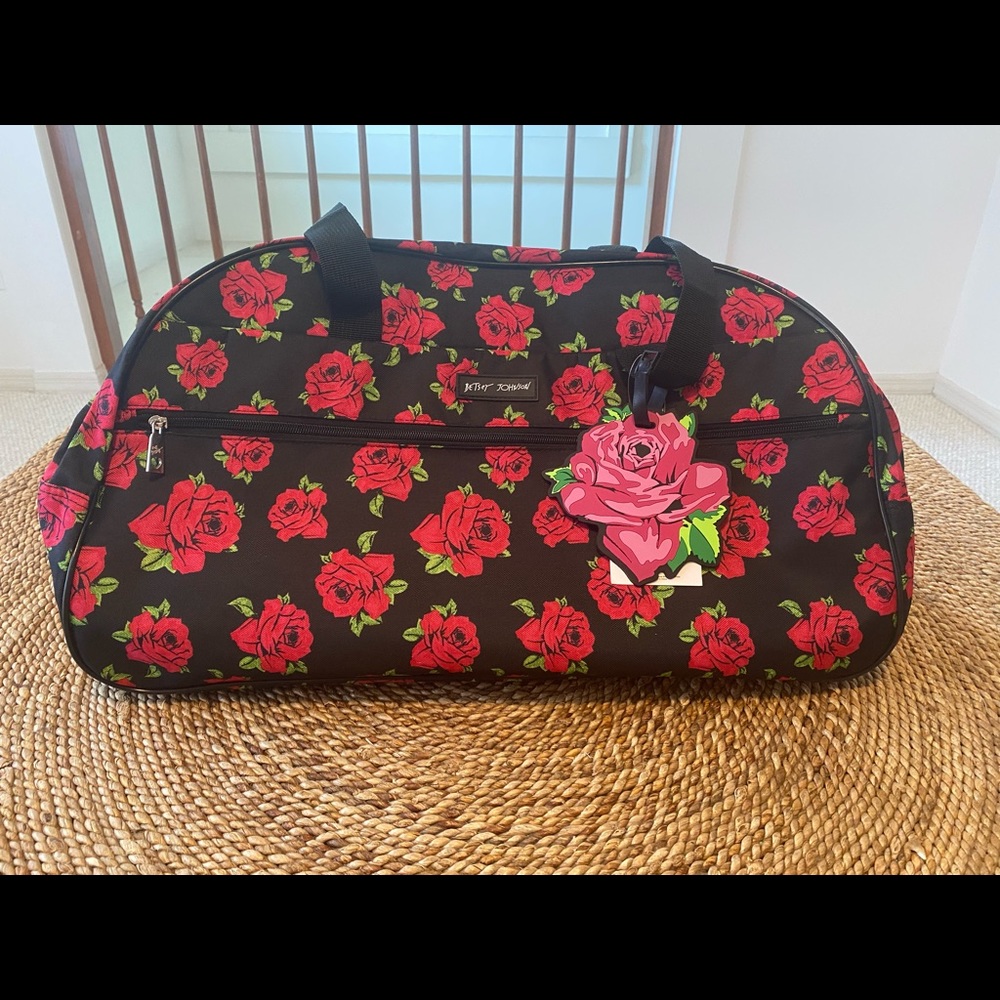 Betsey Johnson Rose Carry On Luggage